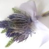 Lavender, thistle and eucalyptus flower corsage - Image 3
