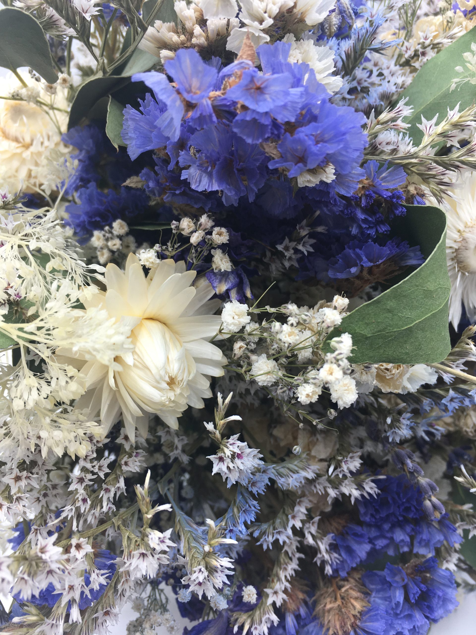 Something Blue Bridesmaid Flower Bouquet - The Parsons Wreath Company
