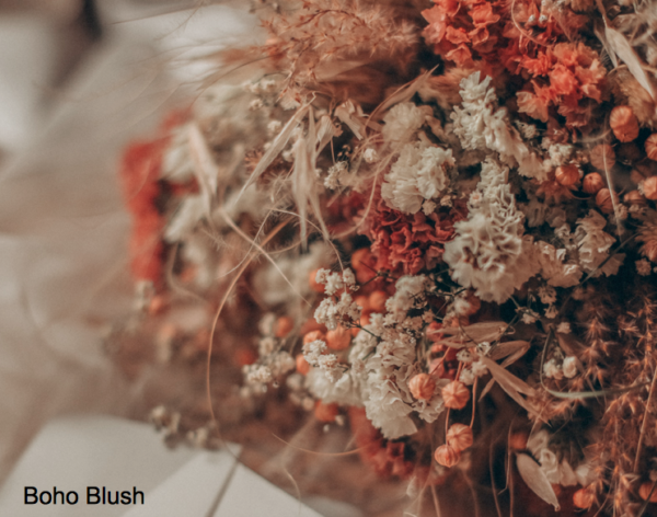 boho blush bouquet