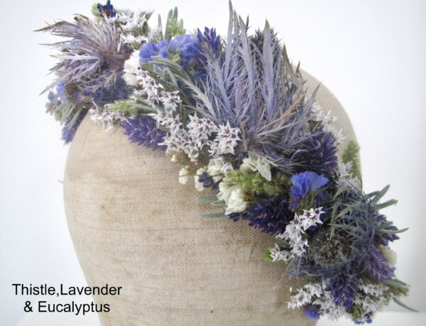 thistle and lavender crown
