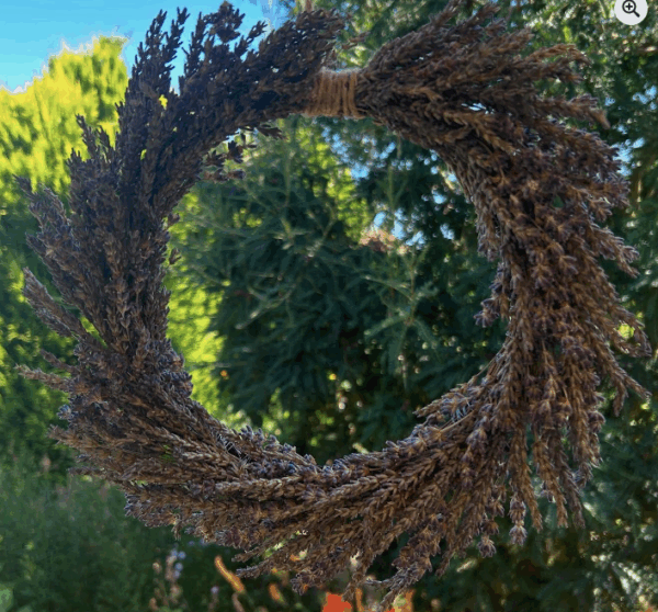 Lavender Circle Wreath