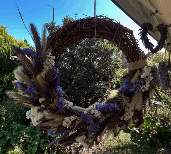 Large Lavender Wreath