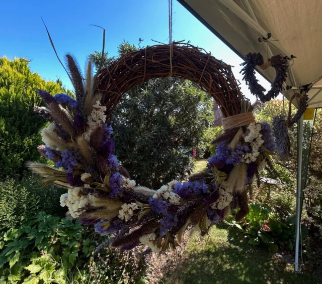 Saturday Lavender Wreath Sale!!
We have a beautiful selection of dried lavender wreaths that smell as good as they look. DM to purchase.
Large Round Wreath - £40
Heart Wreath - £30
Circle Lavender wreath - £25
1/2 Heart Wreath - £20 
Mini Heart Wreath - £16
Free Uk delivery.